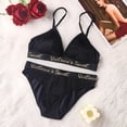 thumbnail image 3 of Victoria Secret 2 Piezas Conjunto De Lencería Sexy Diseño De Marca De Mujer Cómoda Push-Up Sujetador Sin Costuras Para VS Copa Triangular Francesa, 3 of 3
