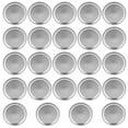 thumbnail image 1 of 24 Pcs Couvercles Ronds Type Fendu pour Bocaux de Conservation Couvercles de Stockage pour Bocaux à Large Ouverture (Argent 86mm), 1 of 14