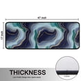 thumbnail image 5 of Kitchen Rugs Sets Of 2,Blue Green Gold Marble Pattern Anti Fatigue Kitchen Mat Rugs Non Slip Washable,Decorative Kitchen Floor Mats for Kitchen,Sink,Laundry,17"x47"+17"x47", 5 of 5