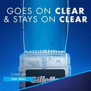 Gillette Cool Wave Clear Gel Men?s Antiperspirant and Deodorant 3.8 oz (Pack of 4)