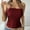 Red, variant on Strapless Tops for Women Tube Tops for Women Strapless Bandeau Tanks Casual Backless Shirts Sleeveless Blouse Spring/Summer 2025 Outerwear Striped Color Block Top Top