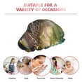 thumbnail image 6 of KLL Daisy Sleeping Sloth Pattern Shower Cap & Bath Cap for Women,Reversible Oversized Waterproof Shower Caps for all Hair Lengths,Elastic Reusable Bathing Hair Cap, 6 of 6