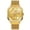 Gold, variant on Men's Fashionable Mechanical Watch With Transparent Bottom, Hollow Mesh Band, Sports Luminous Waterproof Fully Automatic Mechanical Watch