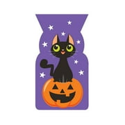 Black Cat Halloween Favor Bags