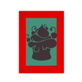 thumbnail image 1 of Black Fruit Ice  Outline Picture Display Art Red Photo Frame, 1 of 4