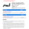 thumbnail image 2 of PCV Hose - Compatible with 2004 - 2007 Ford F-550 Super Duty 6.0L V8 2005 2006, 2 of 2