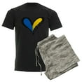 thumbnail image 6 of CafePress - Love Ukraine Heart Pajamas - Men's Dark Loose Fit Cotton Pajama Set, 6 of 7