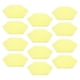 thumbnail image 2 of 12 piezas Paneles acústicos adhesivos hexagonales para pared con cuñas para insonorización de paredes, color amarillo, 2 of 10