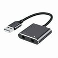 thumbnail image 7 of USB Sound Card Adapter External Sound Adapter Sound Card Converters 3.5mm AUXs, 7 of 7