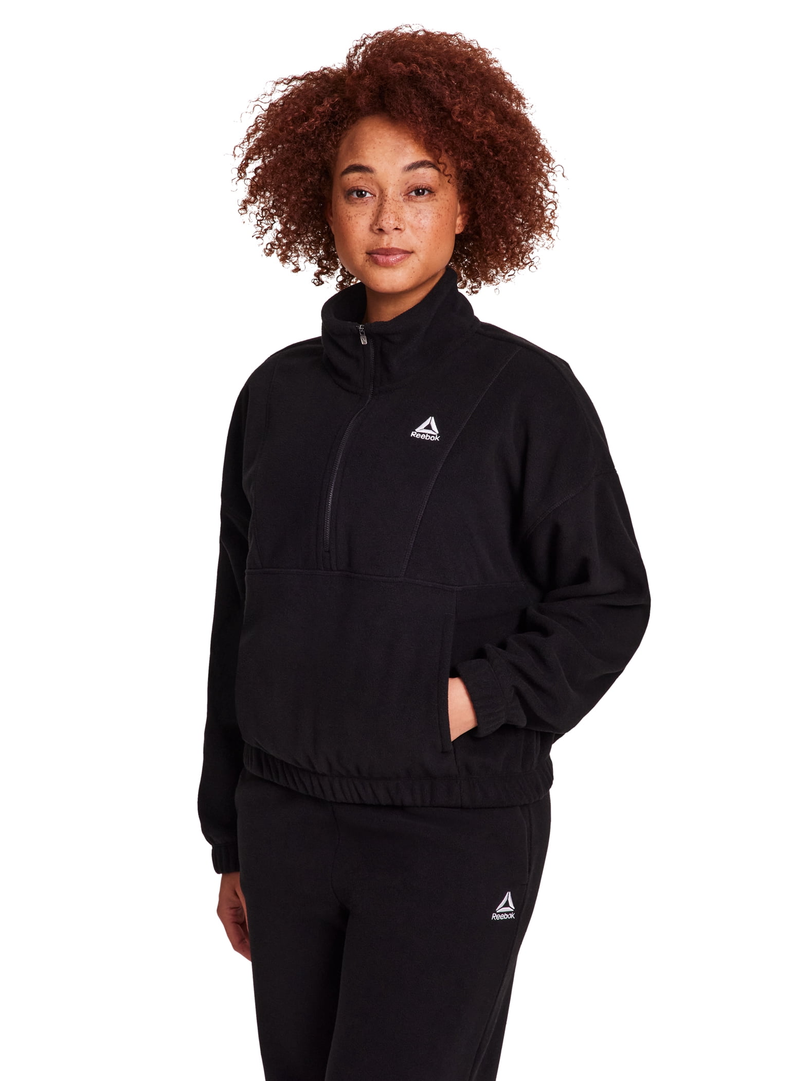 Reebok Women's and Women's Plus Cozy Half Zip Pullover, Sizes XS-4X