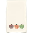 thumbnail image 1 of Simply Daisy 18" x 30" 3 Little Pumpkins Geometric Print Hand Towel, 1 of 2