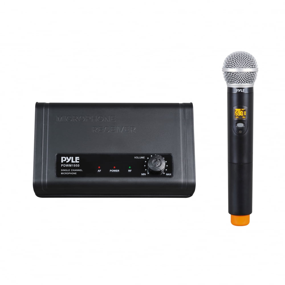 PYLE PDWM1950 Compact UHF Wireless Microphone System USB Powered