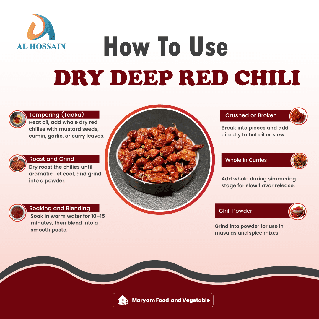 Al Hossain Natural Guatemalan Dry Deep Red Chili – Whole – Bulk 11 LB (176 oz / 5kg) | Spicy, Aromatic & Vibrant | Ideal for Cooking, Seasoning, Sauces & Pickling | Non-GMO, Gluten-Free, Vegan