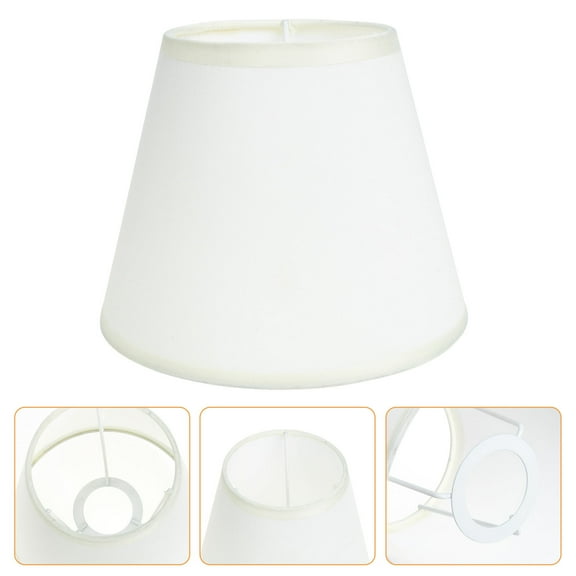 GOOHOCHY  Fabric Lamp Shades for Floor Lamps Cloth Scalloped Child White