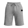 thumbnail image 6 of Yievot Casual Shorts for Men Waffle Textured Drawstring Elastic Waist Summer Travel Vacation Shorts, 6 of 6