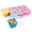 Pastel Rainbow,4x1 Cup & 2x2 Cup, variant on Micebay 1-Cup Silicone Freezer Molds with Lids, Individual 4-Pack Portion Soup Cubes Freezer Trays for Food Storage, Oven & Dishwasher Safe, BPA-Free, Silicone Freezer Containers for Meal Prep