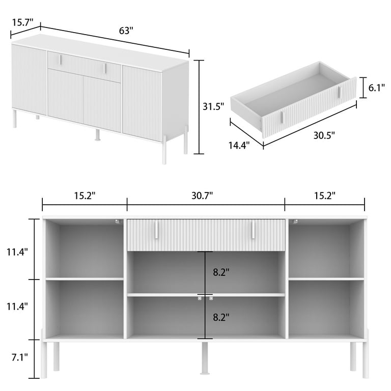 FUFU&GAGA Black Wood 31.5 in. W Display Cabinet With Pop up