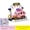 801101 With Box, variant on 4 Styles Cute Cartoon Vehicles Mini Blocks Creative Openable Car Model Puzzle Assembly Building Bricks DIY Toys For Kids