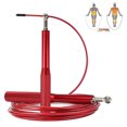 thumbnail image 2 of Cuerda para saltar, cuerda para saltar de velocidad para entrenamiento físico, cuerda para saltar ajustable para adultos para hombres, mujeres, niños y niñas, 2 of 8