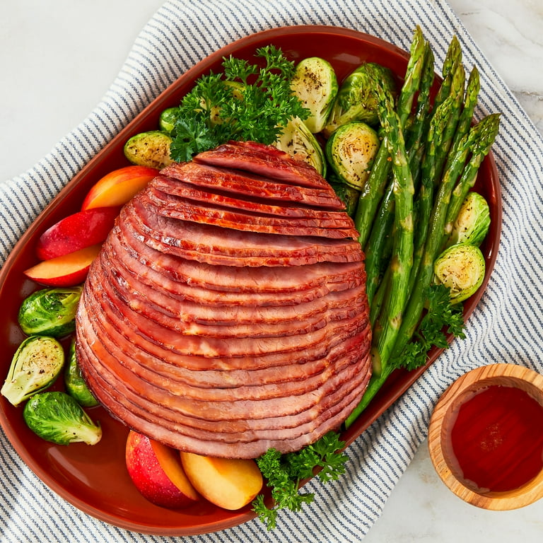 hamページ Applewood Smoked Boneless Uncured Seasoned Sliced Ham