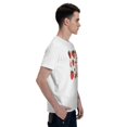 thumbnail image 4 of Fruits Strawberry Men's T-Shirt Cotton 100% Summer Tops Fashion Casual Fruits Strawberry Short Sleeves for Men Women Round Collar Top Tees, 4 of 6