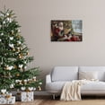thumbnail image 3 of Stupell Industries Cheerful Santa Reading Holiday Painting Gallery Wrapped Canvas Art Prints Wall Art, 30 x 20, 3 of 8