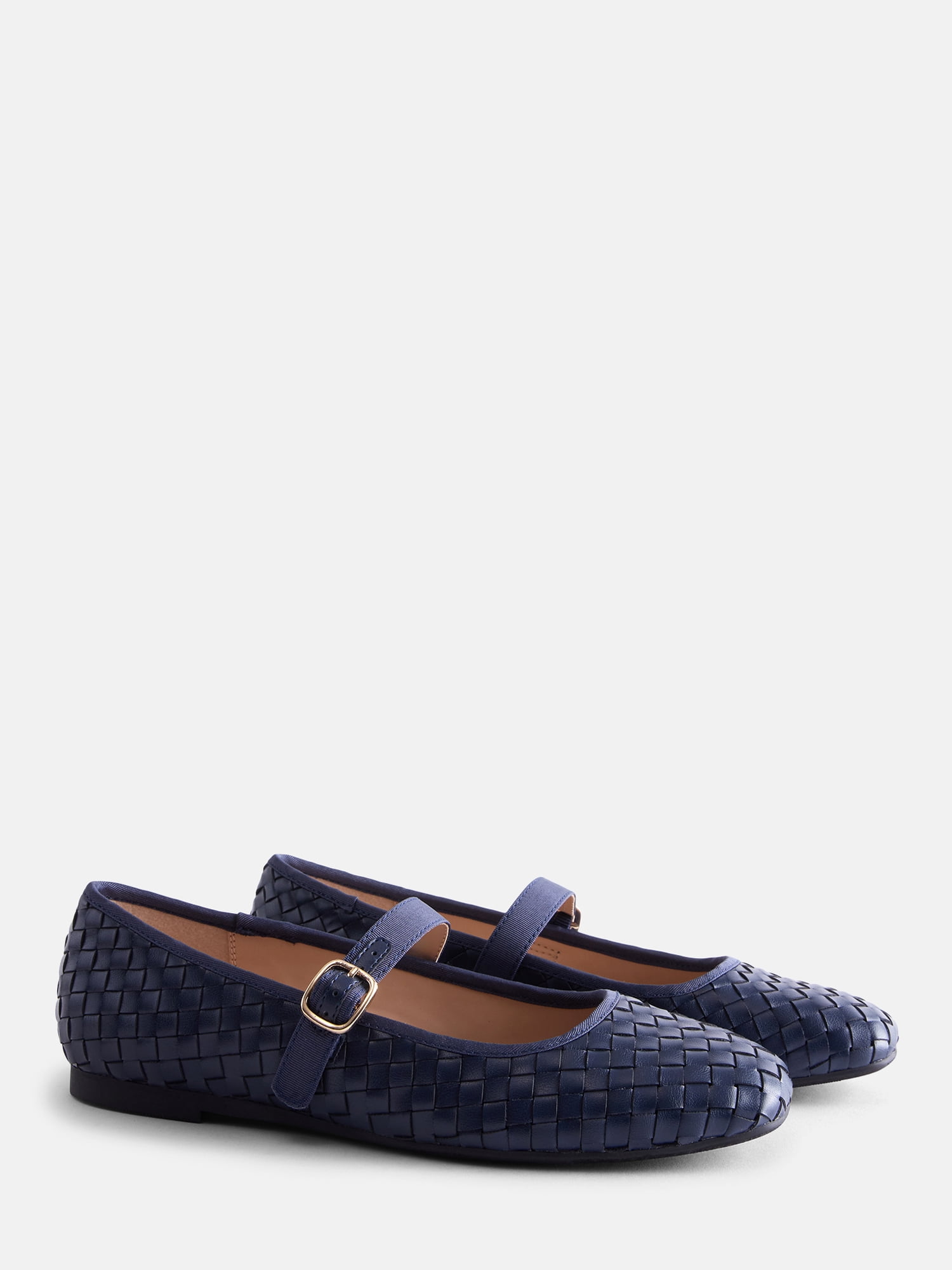 Scenario Women's Woven Mary Jane Flats