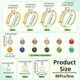 thumbnail image 2 of DIY Charm Adjustable Ring Making Kit Including 304 Stainless Steel Expandable Ring Alloy Rhinestone & 304 Stainless Steel Charms Flat Round & Star Golden 86pcs/box, 2 of 6