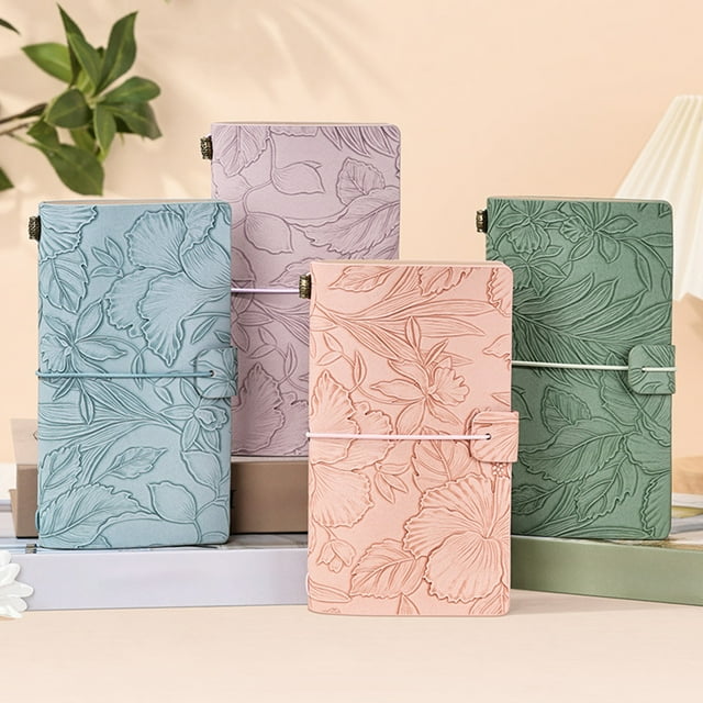 Iumwxz Organiseurs de Tiroirs et Rangement, Carnet de Notes Couleur Unie, Petit Bloc-Notes Rétro Littéraire, Livre de Notes, Cadeau de Vacances, Étagère, Fournitures de Bureau, Papier Violet, Achats en Ligne