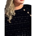 thumbnail image 4 of Gvmfive Women Plus Size Long Sleeve Shirt Printing Tunic Casual Blouse Tops, 4 of 5