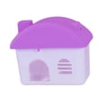 thumbnail image 3 of Fzaqwen Hamster Hide House Cage Small Animal Habitat for Dwarf Hamsters Rat Hedgehog Violet, 3 of 8