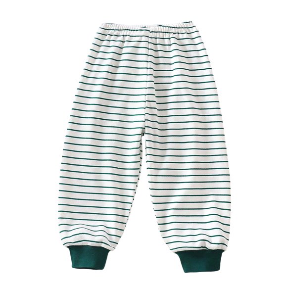 NOEGOEU Toddler Boys Girls Sweatpants Athletic Pull-On Pants with Elastic Waist and Pockets Joggers (Green,3-4 Years)