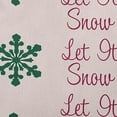 thumbnail image 2 of 16" x 16" Simply Daisy Let It Snow Polyester Accent Pillow, Pale Pink Qty 1, 2 of 3