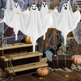 thumbnail image 5 of KMMYS 4Pcs Halloween Ghost Decoration, Mini Flying Ghosts, Spooky Room Decor, Versatile Hanging Ghosts, Perfect for Parties and Haunted Houses, Weather Resistant Ghost Pendants, 5 of 9