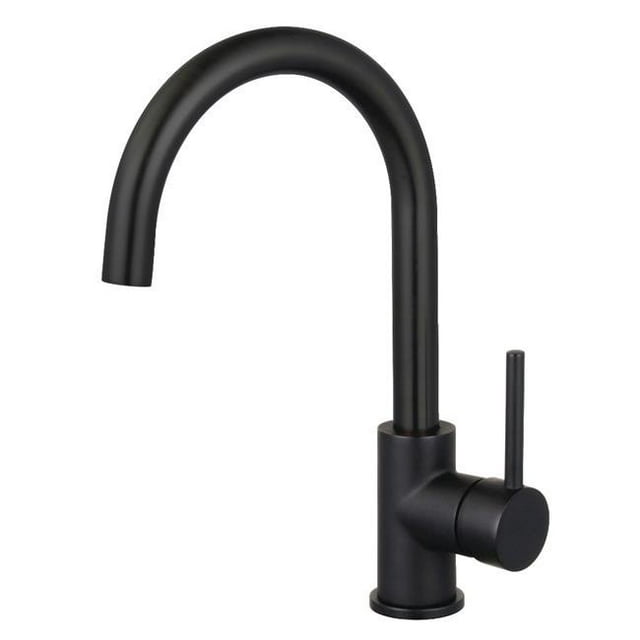 Kingston Brass LS8230DL Robinet Concord à Poignée Unique, Noir Mat