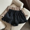 thumbnail image 4 of KAUOD Girls Ruffle Shorts Elastic High Waist Loose Athletic Shorts Wide Leg Cute Casual Mini Short Pants with Pocket, 4 of 6