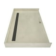 thumbnail image 2 of Tile Redi Rt3263cbfb-Pvc-Sq Redi Trench 32" X 63" Rectangular Barrier Free Shower Base -, 2 of 7