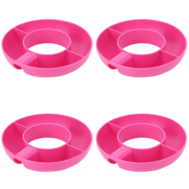 Cuenco para Aperitivos Palomitas Maíz Paja Portátil Reutilizable 40 Oz () Rosa