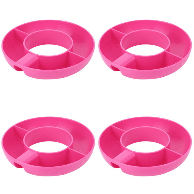 Cuenco para Aperitivos Palomitas Maíz Paja Portátil Reutilizable 40 Oz () Rosa