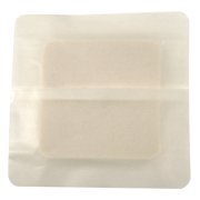 Dynarex DynaFoam AG Bordered Silver Foam 4" x 4", Box of 10