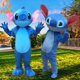thumbnail image 2 of Disfraz de mascota azul de Lilo y Stitch, personaje de dibujos animados de anime, trajes de cosplay para adultos, publicidad, espectáculos, carnaval, disfraces, 2 of 5