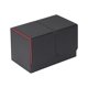 thumbnail image 1 of Caja para exhibir barajas de cartas, soporte para guardar cartas, caja para cartas coleccionables, cartas TCG negro rojo, 1 of 9