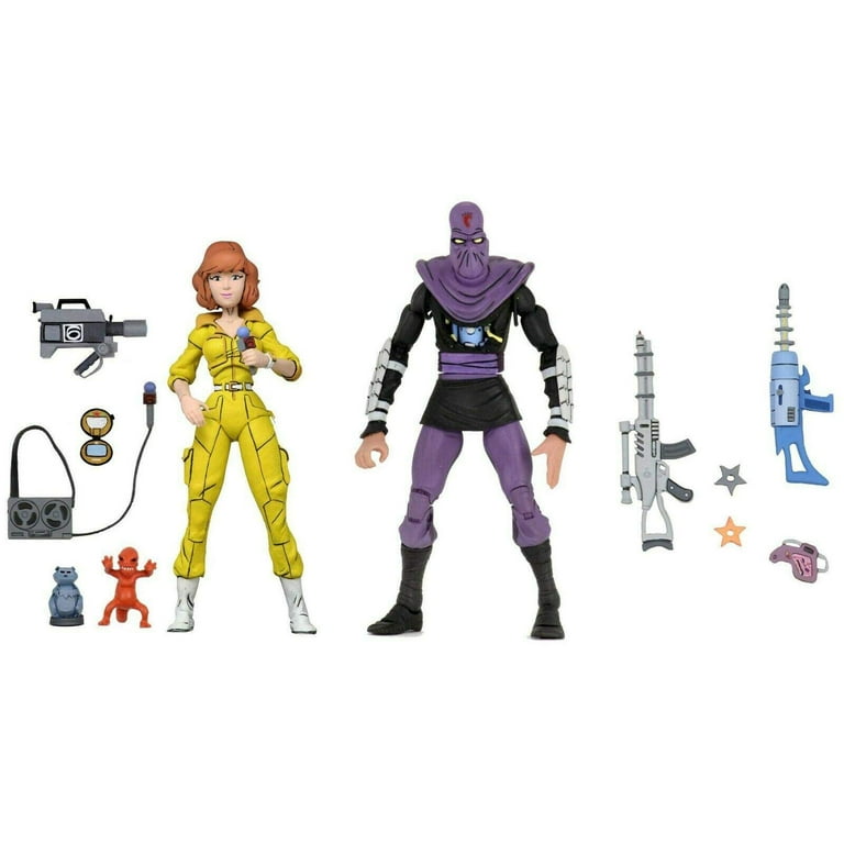 NECA Teenage Mutant Ninja Turtles April O'Neil vs. Foot Soldier (Bashed) - 2-pack NECA Teenage Mutant Ninja Turtles April O'Neil vs. Foot Soldier (Bashed) - 2-pack