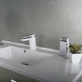 thumbnail image 4 of DAX Brass Single Handle Bathroom Faucet, White, 4 of 5