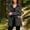 Dark Gray, variant on Women's Rain Jacket Waterproof Windproof Hooded Midi Length Outdoor Hiking Coat with Pockets Army Green Size M