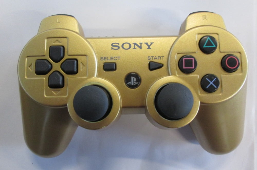 Restored Sony Metallic Gold PS3 Dualshock 3 Wireless Controller PlayStation 3 (Refurbished) - Walmart.com