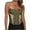 Army Green, variant on Womens Overbust Lace Corsets Sheer Spaghetti Strap Bones Corset Tops Sexy Going Out Bustier Body Shaper Pink, XXL