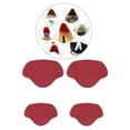 thumbnail image 1 of Agarres rápidos para el talón Pntils para almohadils para el talón de zapatos Reparación de talón Zapatos adhesivos para hombres y mujeres para - vino rojo Macarena Almohadilla para el talón del zapato de los apretones del talón, 1 of 8