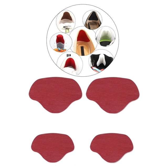 Agarres rápidos para el talón Pntils para almohadils para el talón de zapatos Reparación de talón Zapatos adhesivos para hombres y mujeres para - vino rojo Macarena Almohadilla para el talón del zapato de los apretones del talón