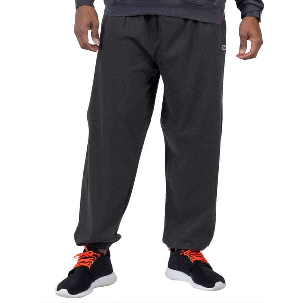 champion powerblend relaxed elastic bottom pants